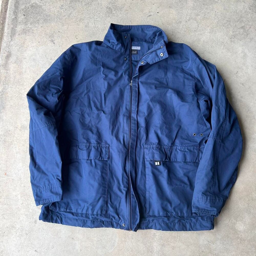 Nike Jacket navy blue warm up military style gorpcore Mens size XL